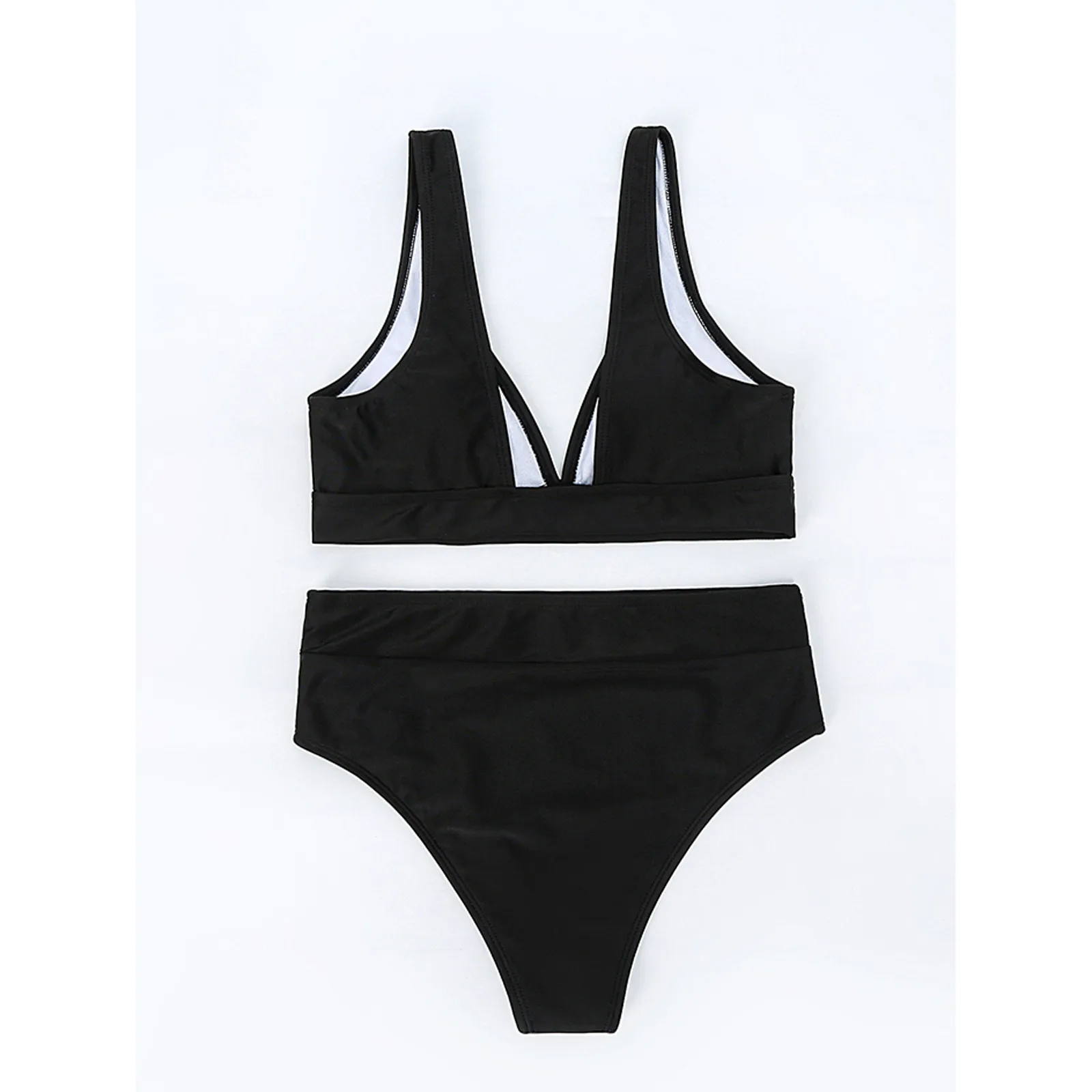 Ruched High-Rise Push-Up Bikini Set - Image 4
